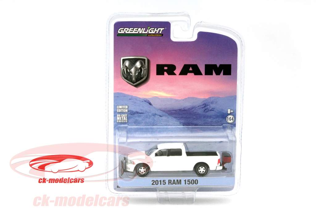 Dodge Ram 1500 année 2015 blanc 1:64 Greenlight