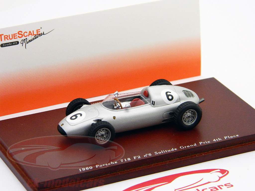 保时捷718分子式2＃6 G.山孤独大奖赛第四1960年1:43的TrueScale