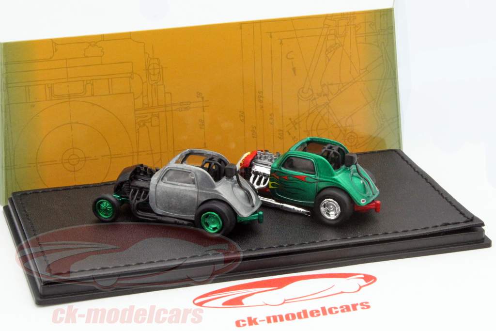 ahpl A.H.P.L ナッティダディ　　レアCOLOR Greenlight 1:64 2-Car Set Topo Fuel Altered Dragster red
