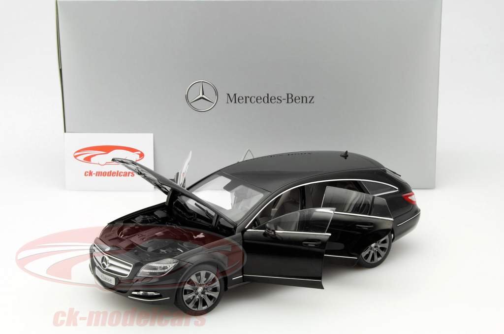304-031 ノレブ 1/18 メルセデスベンツ CLS Shooting Unboxing of Mercedes Benz CLS Shooting Break X218 black 1:18