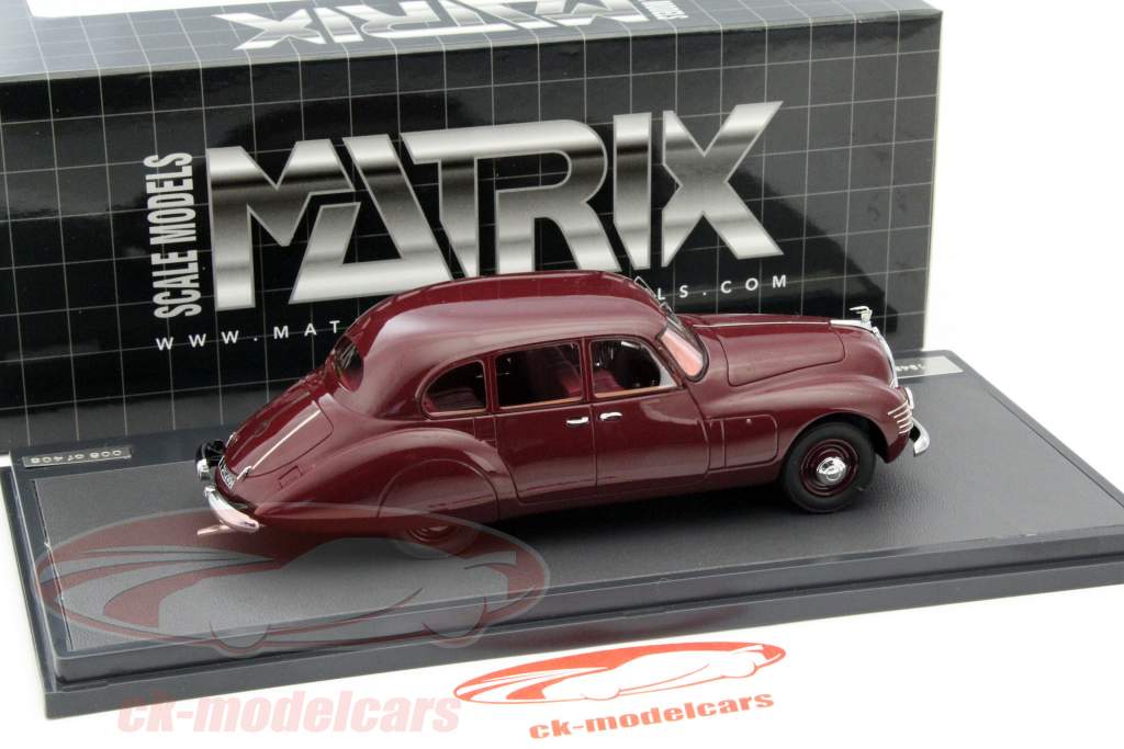 Horch 930S Stromlinie год 1948 фиолетовый 1:43 Matrix