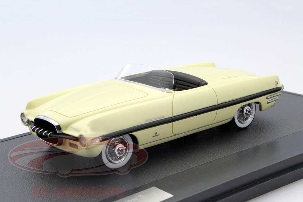 Dodge Firearrow 2 Ghia Concept Car год 1954 светло-желтый 1:43 Matrix