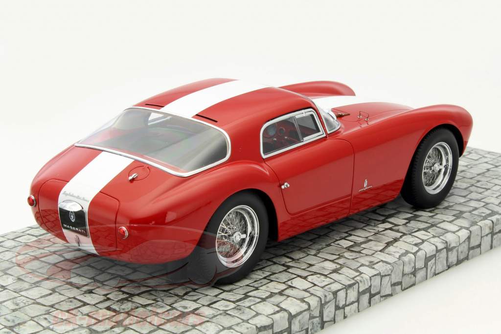 Maserati A6 GCS Berlinetta 年 1954 赤 / ホワイト 1:18 Minichamps