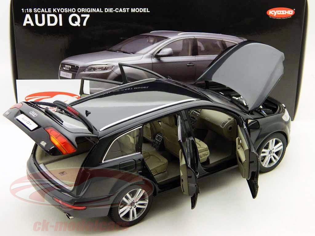 アウディQ7モデル2006黒/黒1時18京商