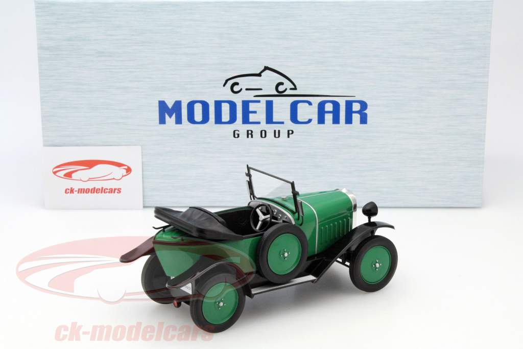 Opel 4 PS Laubfrosch RHD зеленый 1:18 ModelCar Group