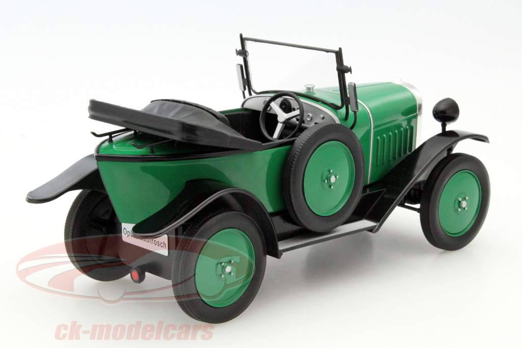 Opel 4 PS Laubfrosch RHD зеленый 1:18 ModelCar Group