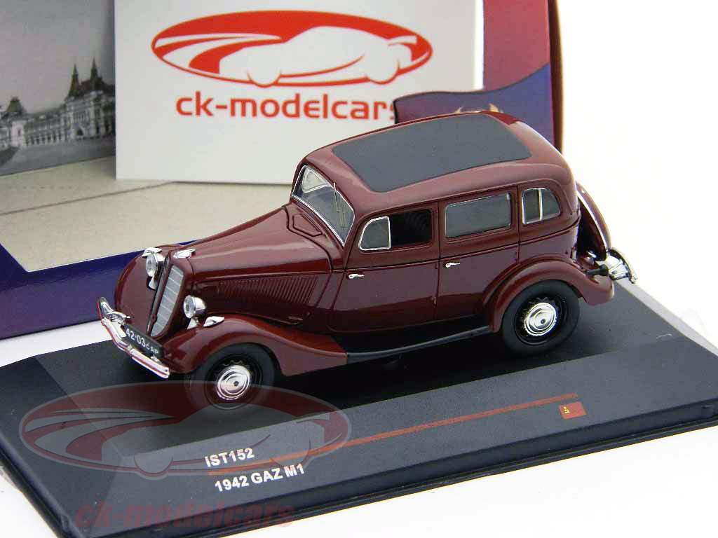 嘎斯M1 1942年暗红色/深红1:43 IXO