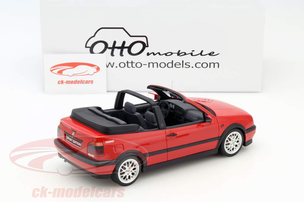 Volkswagen VW Golf 3 Cabriolet Sport Edition red 1:18 OttOmobile