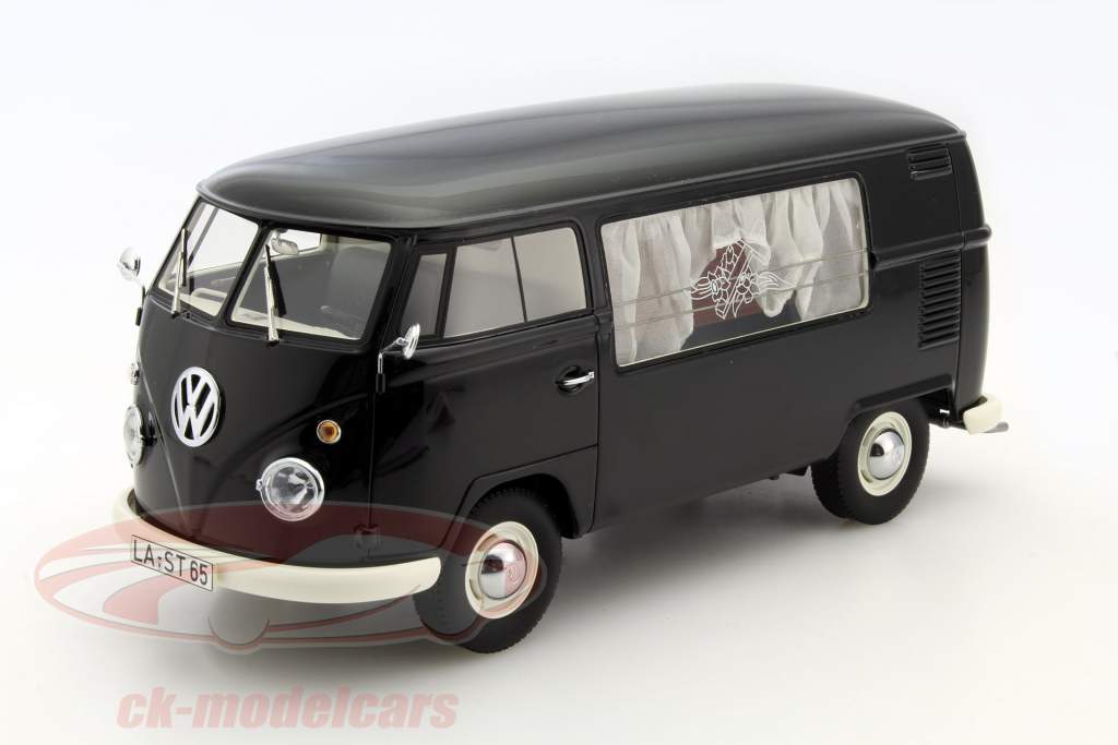 Volkswagen VW T1 rustvogn sort 1:18 PremiumClassiXXs