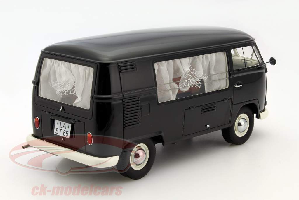 Volkswagen VW T1 rustvogn sort 1:18 PremiumClassiXXs