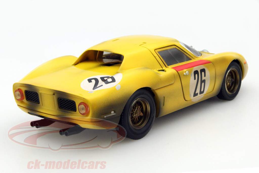 [希少]1/18 1965 フェラーリ250 LM ウェザリング塗装 フェラーリ 250 LM - 1965 年ル・マン優勝車 - 風化したレース