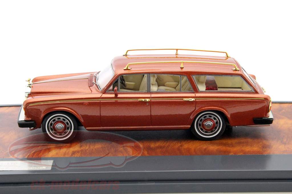 Rolls Royce Silver Shadow Panelcraft Estate år 1980 tan metallic 1:43 Matrix
