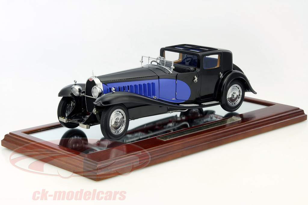 Bugatti Royale Coupe de Ville год 1930 синий / черный 1:18 Bauer