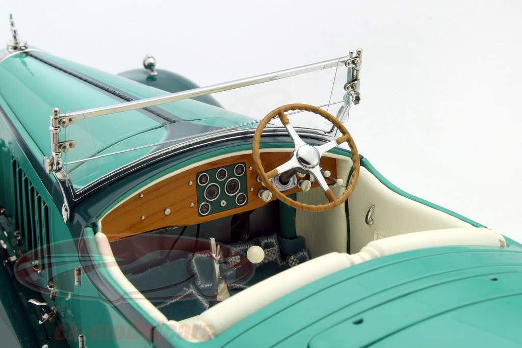 Bugatti Roadster Esders année 1932 turquoise 1:18 Bauer