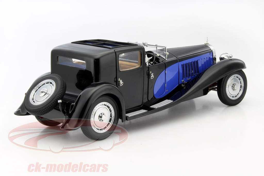 Bugatti Royale Coupe de Ville год 1930 синий / черный 1:18 Bauer