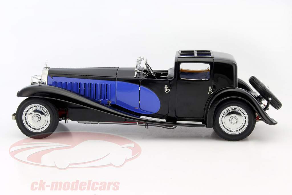Bugatti Royale Coupe de Ville år 1930 blå / sort 1:18 Bauer