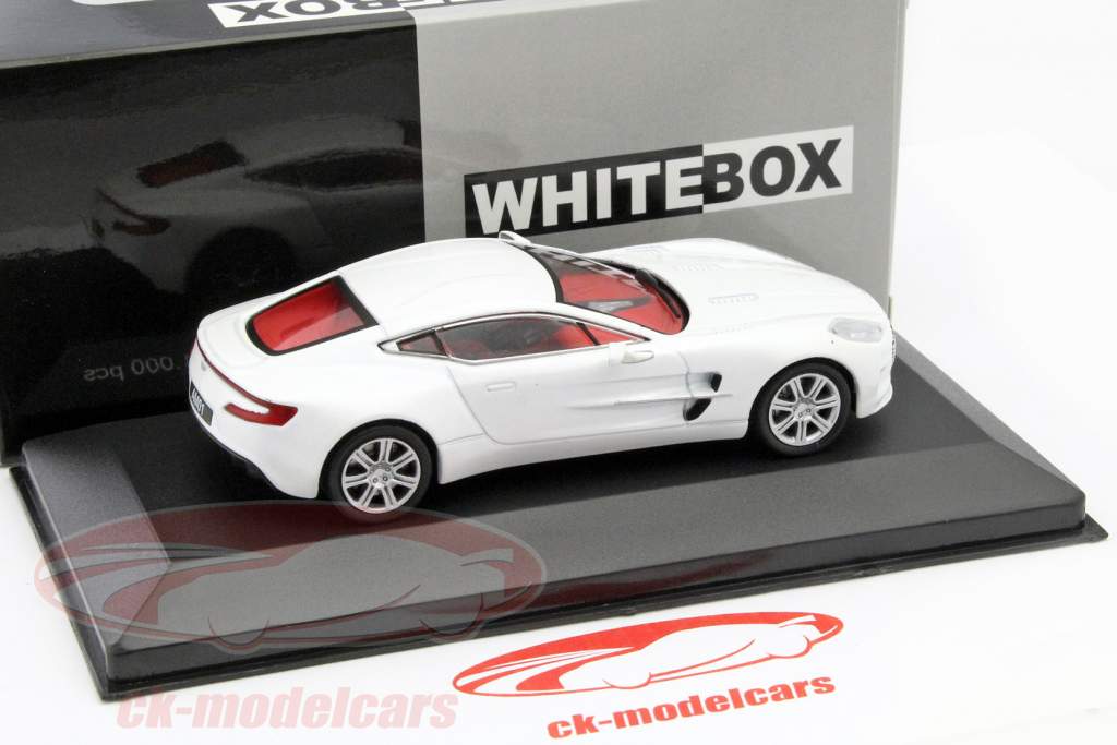 Aston Martin One-77 anno 2010 bianco 1:43 WhiteBox
