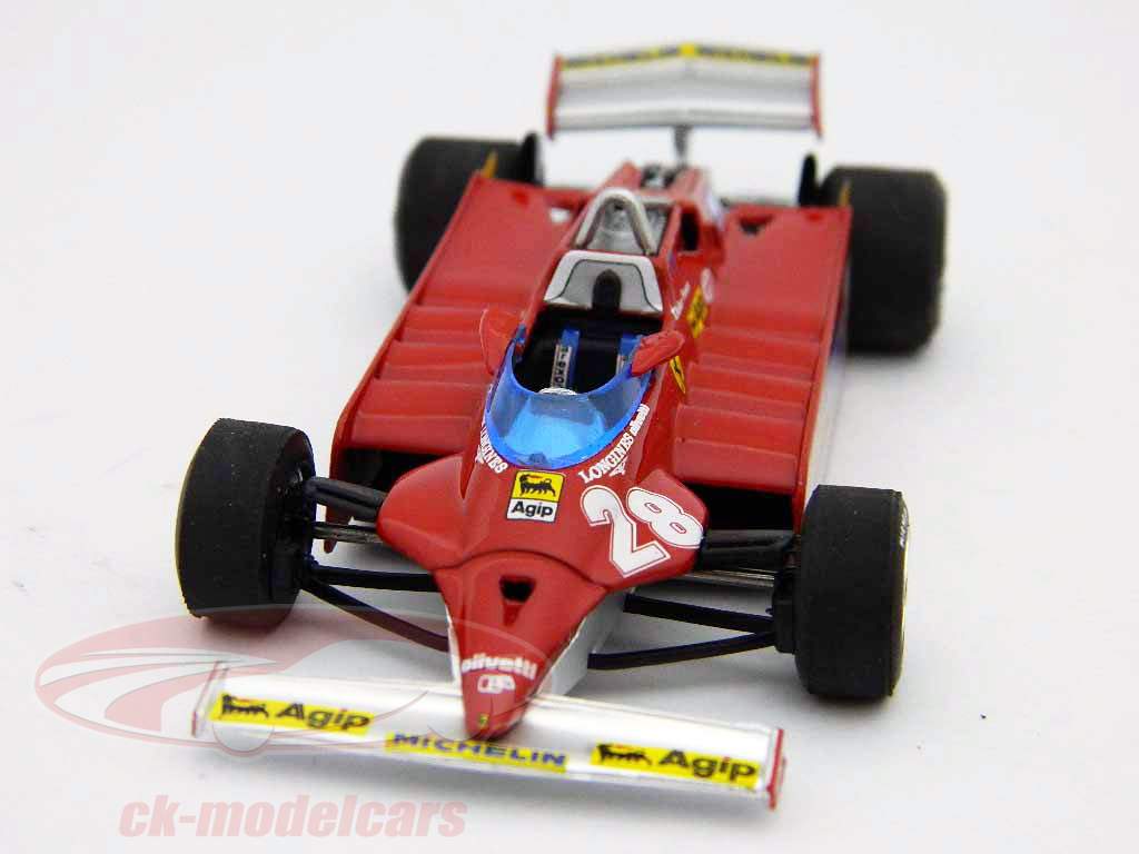 D. Pironi Ferrari 126CX COMPREX Prácticas GP EE.UU. Fórmula 1 1981 1:43 Brumm