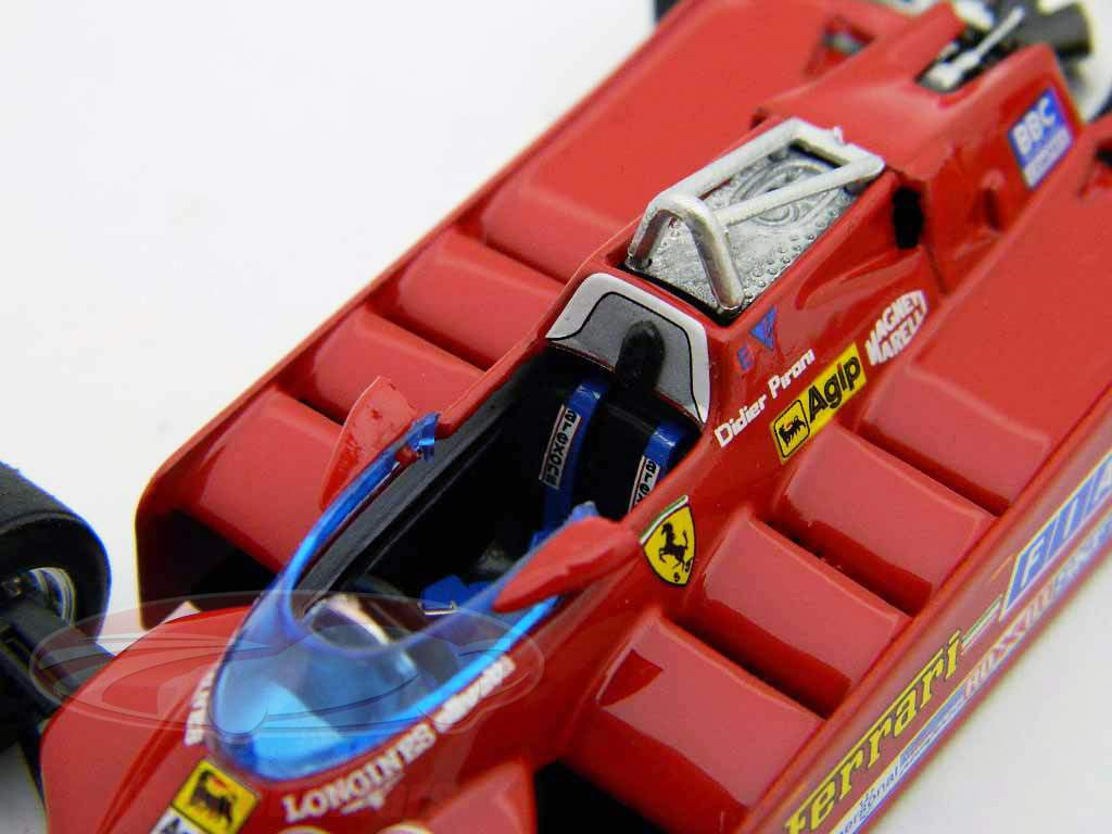 D. Pironi Ferrari 126CX COMPREX Prácticas GP EE.UU. Fórmula 1 1981 1:43 Brumm