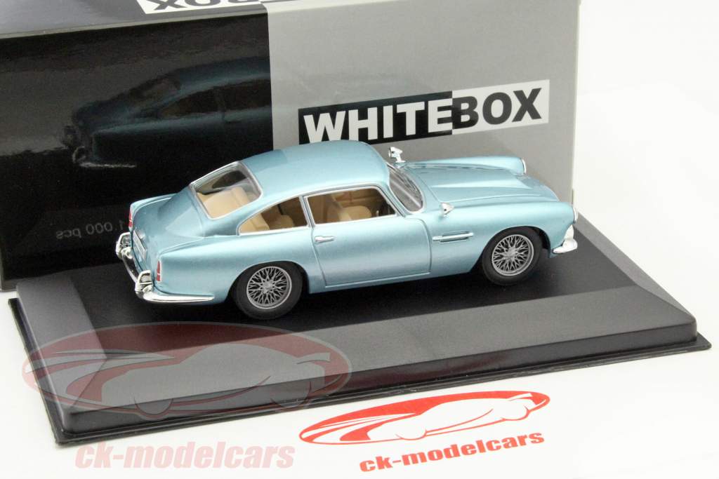 Aston Martin DB4 Year 1958 Light Blue 1:43 WhiteBox