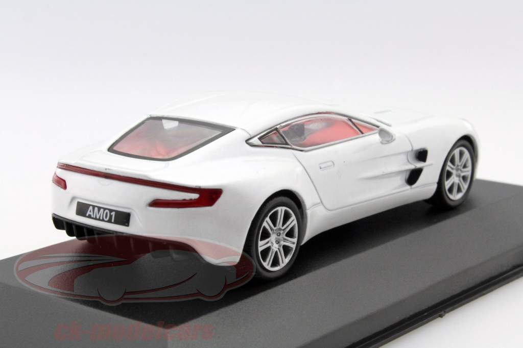 Aston Martin One-77 anno 2010 bianco 1:43 WhiteBox