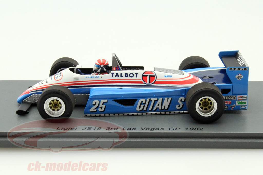 リジェ JS19 #26 J.Laffite 1982　Spark 1/43 リジェ JS19 #26 J.Laffite 1982 Spark 1/43