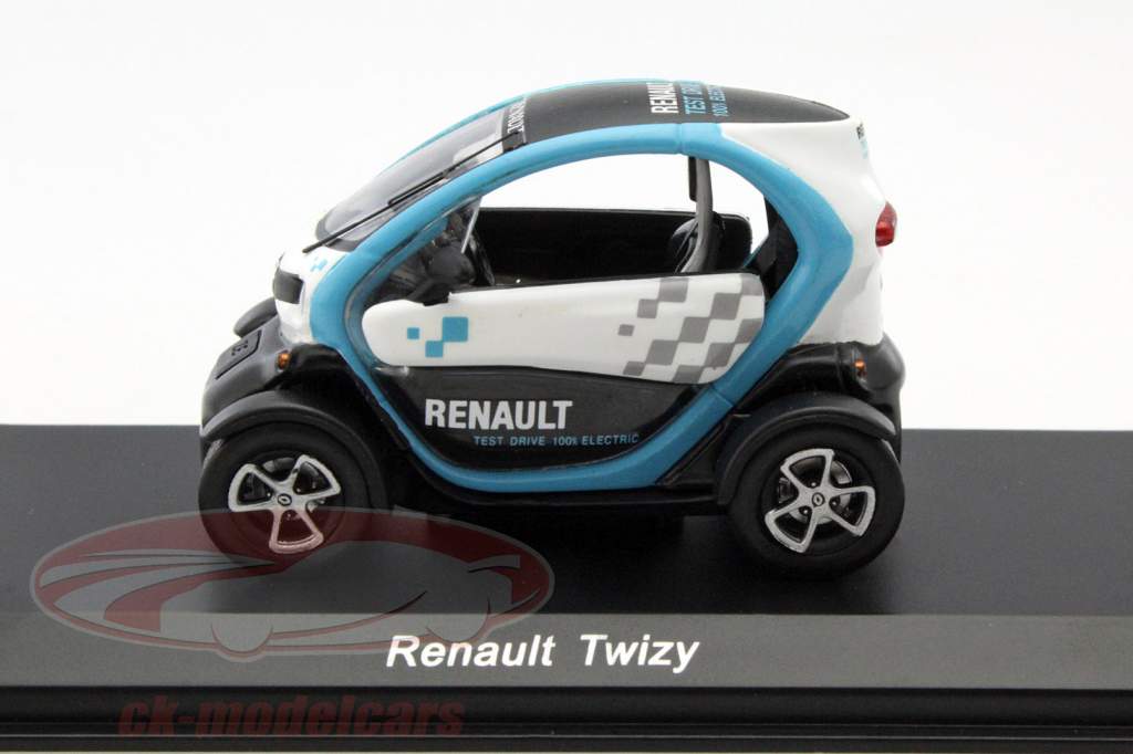 Renault Twizy год 2015 светло-голубой / белый 1:43 Spark