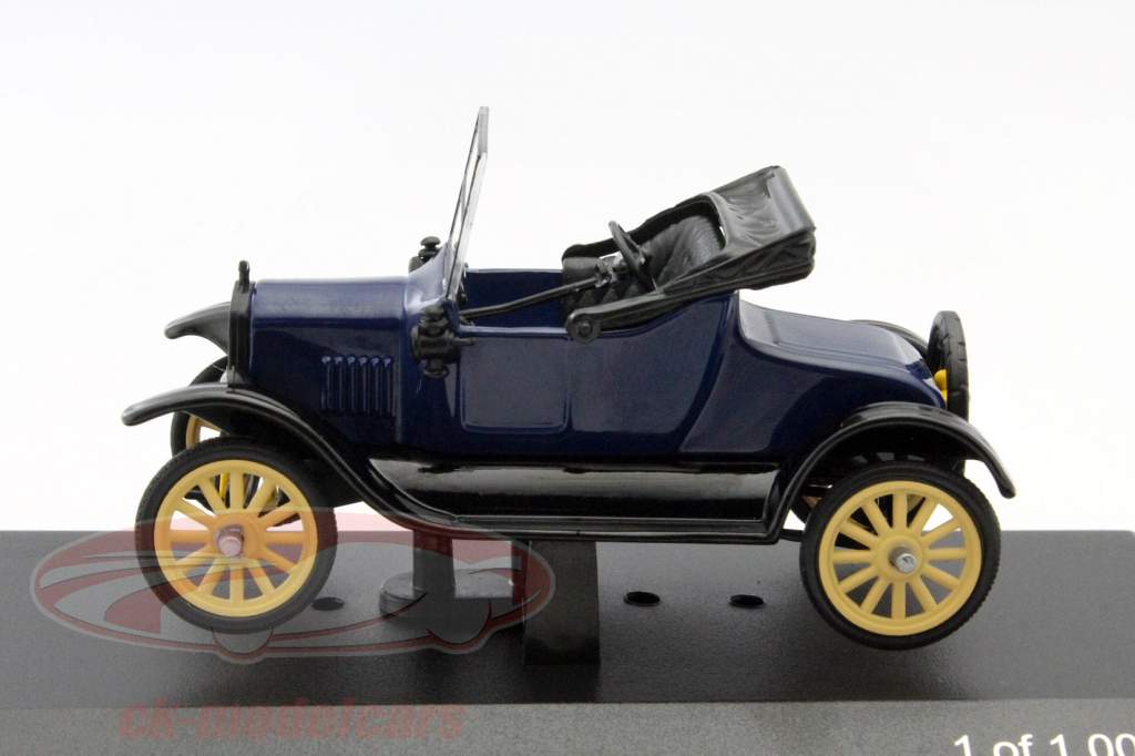 Ford T Runabout año 1925 azul / negro 1:43 WhiteBox