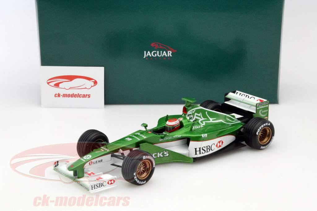 HotWheels 1:18 Eddie Irvine Jaguar R1 #7 formule 1 2000