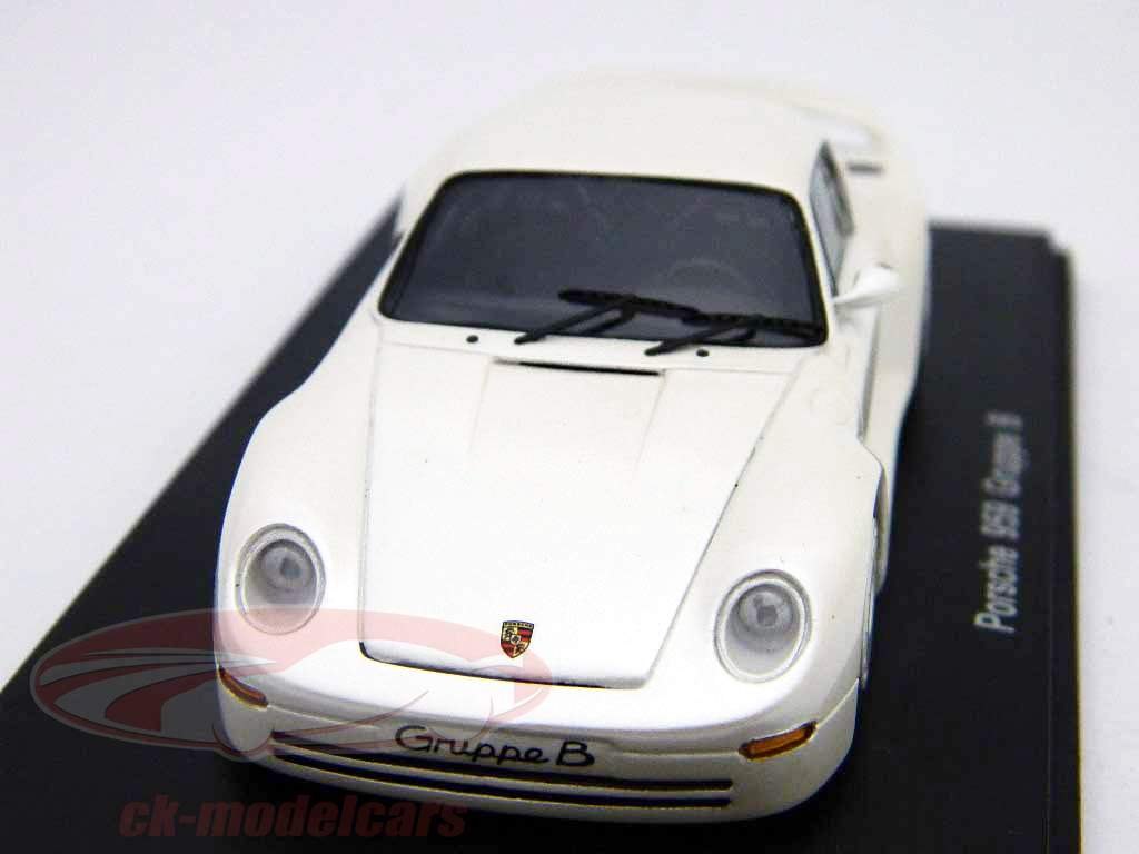 Porsche 959 Группа B белый металлик / белый металлик 1:43 Свеча