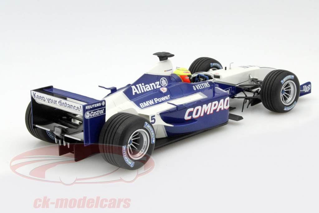 特価 MINICHAMPS (1/18) ウィリアムス FW23 Minichamps 1/18 F1 FW23 R.Schumacher 2001 | eBay