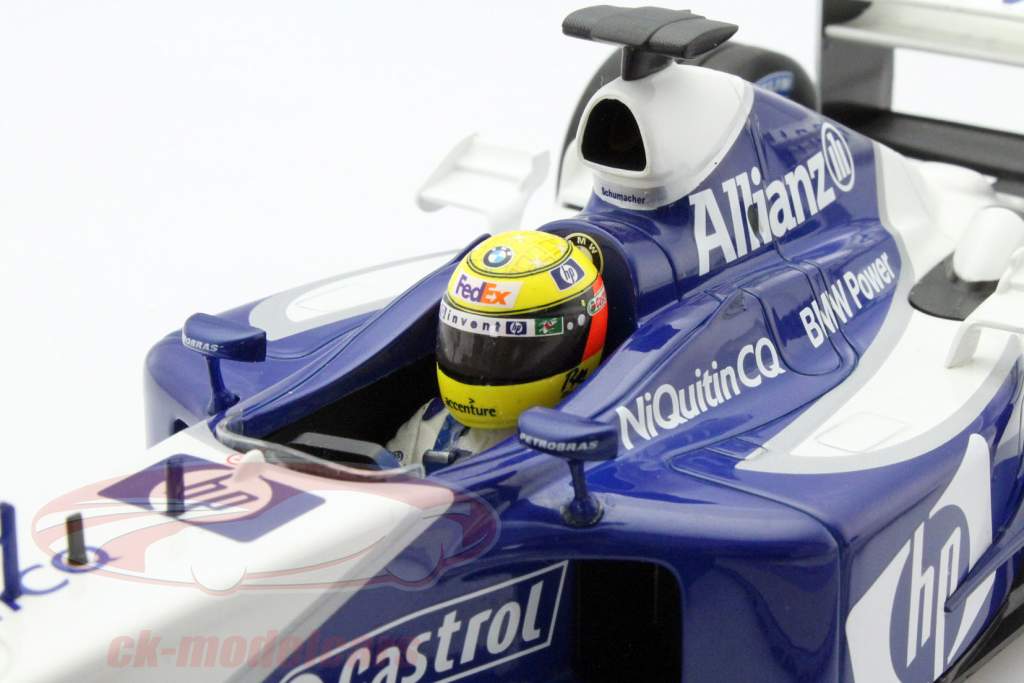 ウィリアムズFW25 F1カー ミニカー 1/18スケール MINICHAMPS 100030004 Scale 1/18 | WILLIAMS F1 BMW FW25 2003