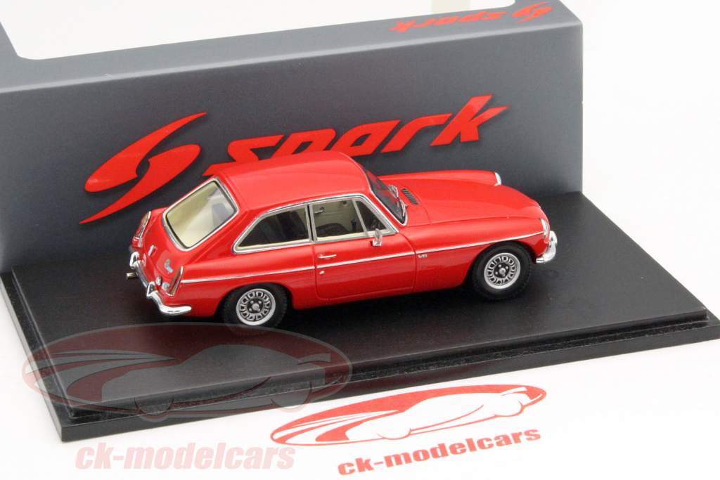 MG B GT V8 年 1973 红 1:43 Spark