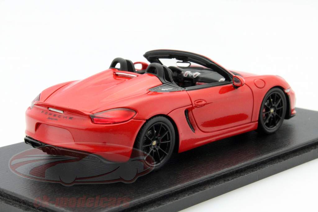 Porsche Boxster Spyder 年 2015 赤 1:43 Spark