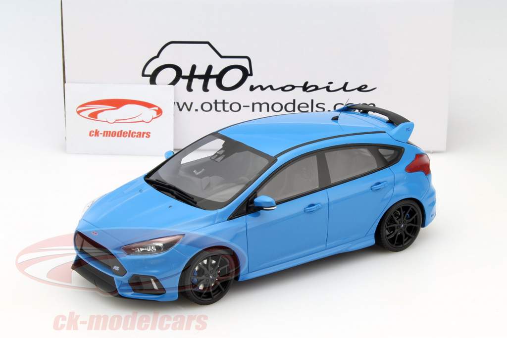 Ford Focus RS année 2016 bleu 1:18 OttOmobile