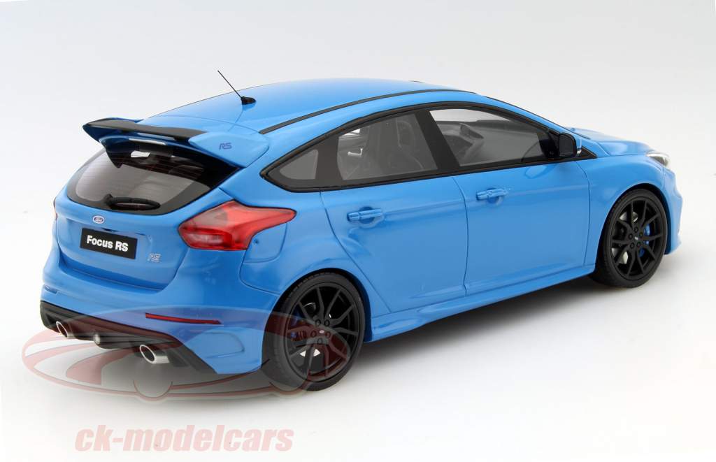 Ford Focus RS 年 2016 ブルー 1:18 OttOmobile