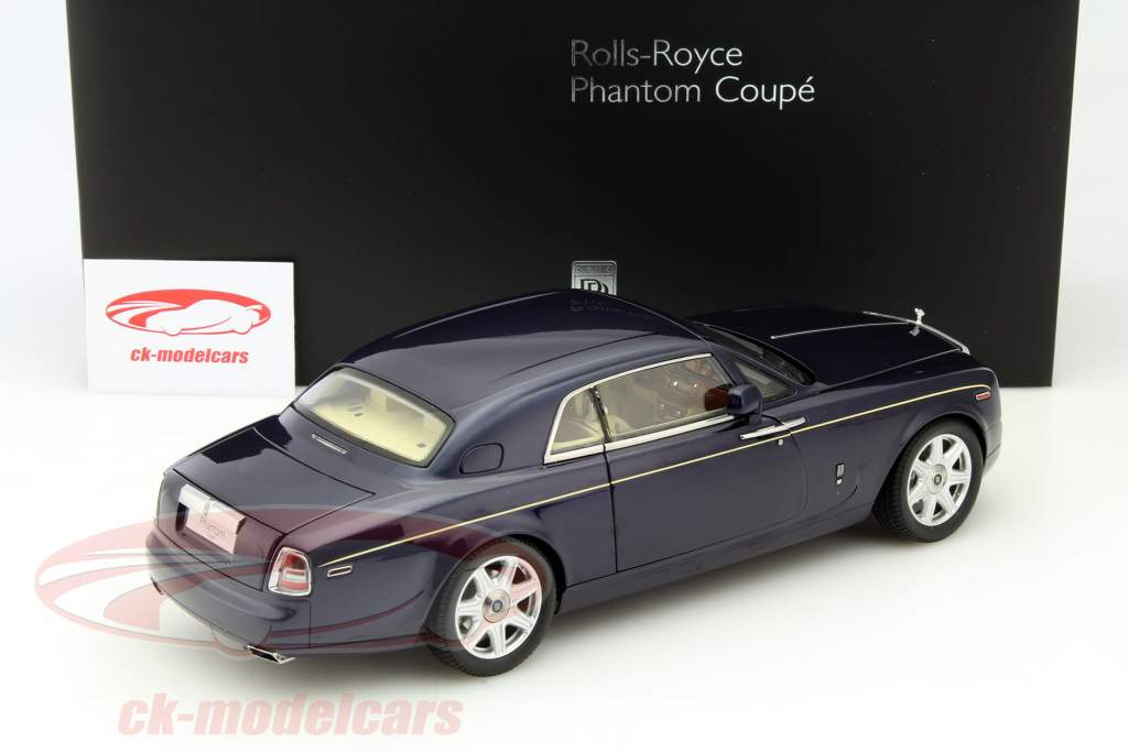 Rolls Royce Phantom Coupe Year 2012 blue 1:18 Kyosho