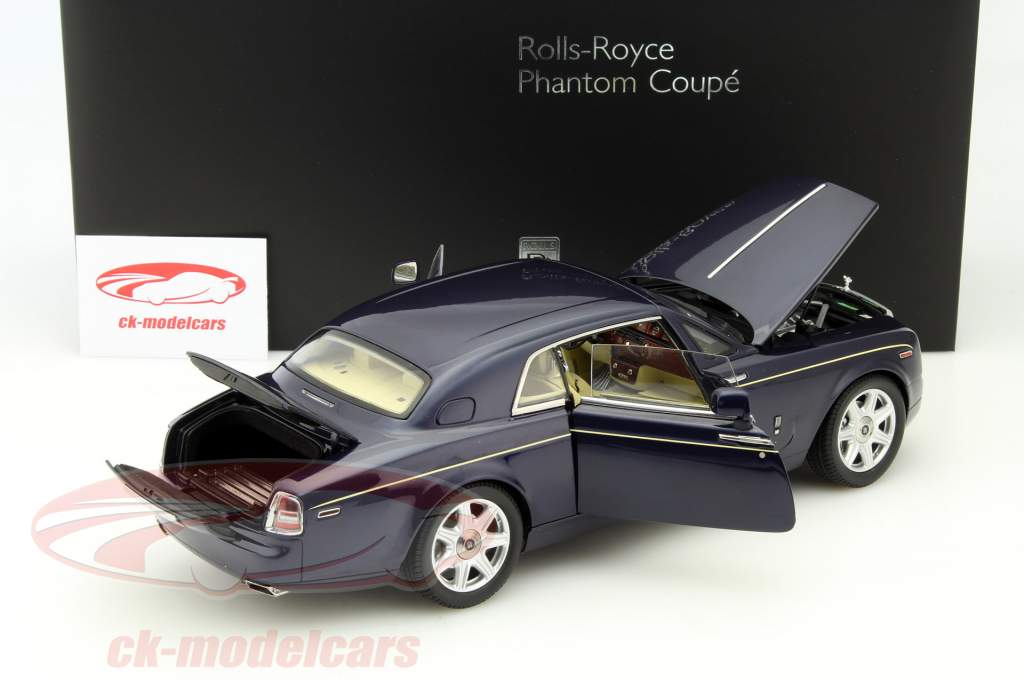 Rolls Royce Phantom Coupe año 2012 azul 1:18 Kyosho