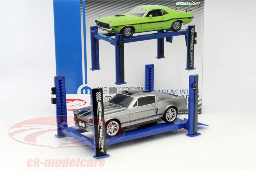 4倍に 油圧ランプ ブルー / ブラック 以下のために モデルカー で スケール 1:18 Greenlight