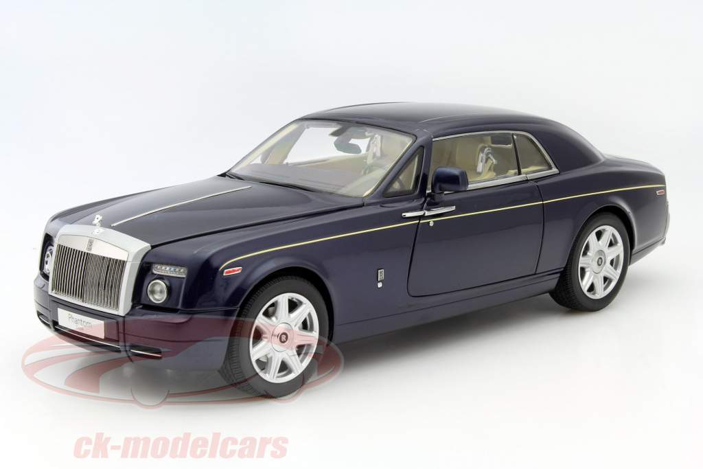 Rolls Royce Phantom Coupe Year 2012 blue 1:18 Kyosho