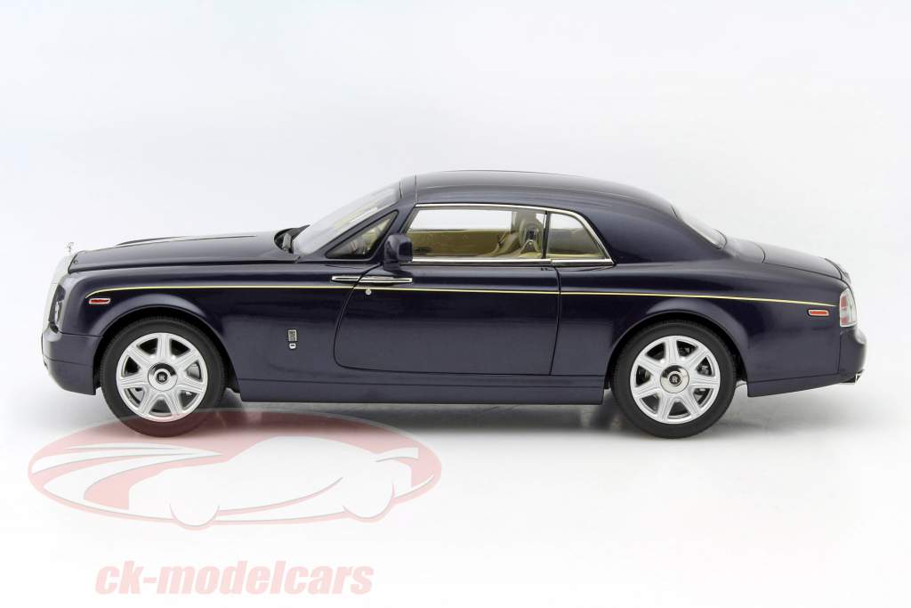 Rolls Royce Phantom Coupe jaar 2012 blauw 1:18 Kyosho