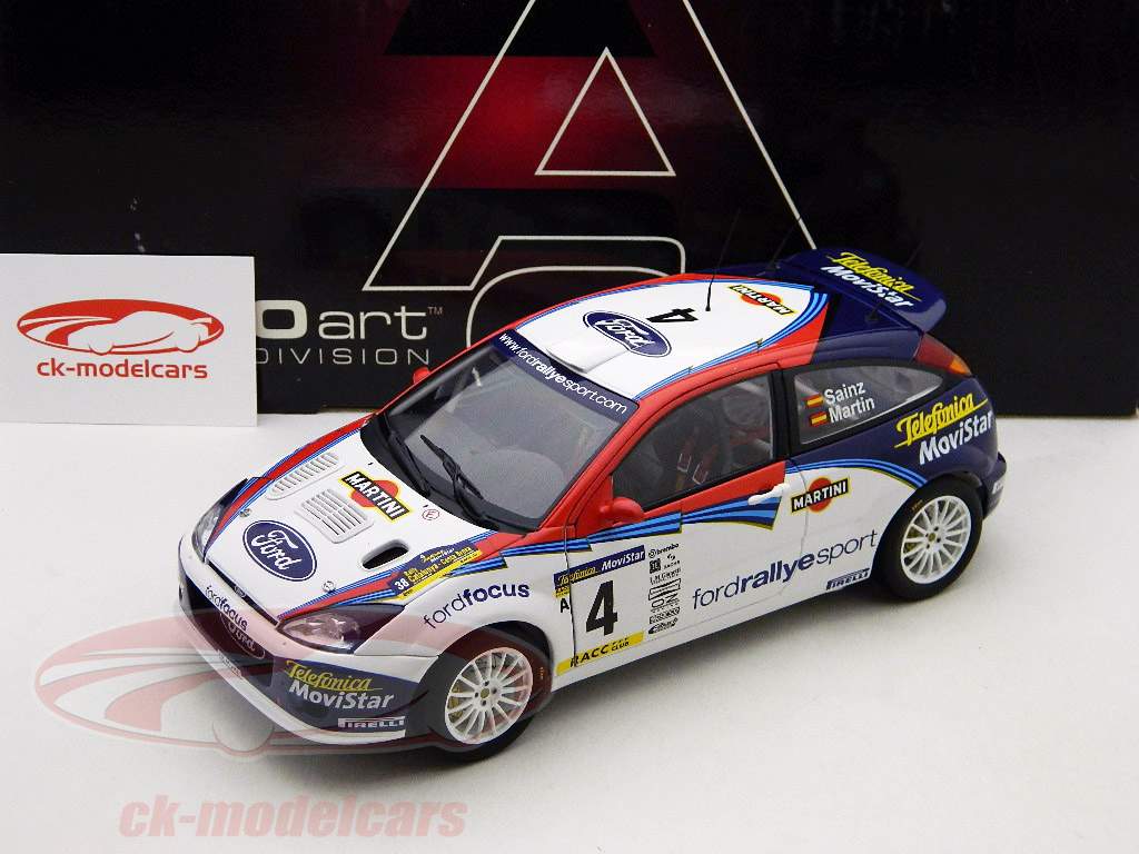 1/18 オートアート Autoart FORD FOCUS RS WRC 1/18 Ford Focus RS WRC Martini RACC Rally Catalunya Costa