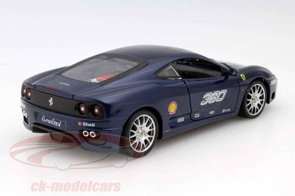 Ferrari 360 Challenge dunkelblau 1:24 Bburago