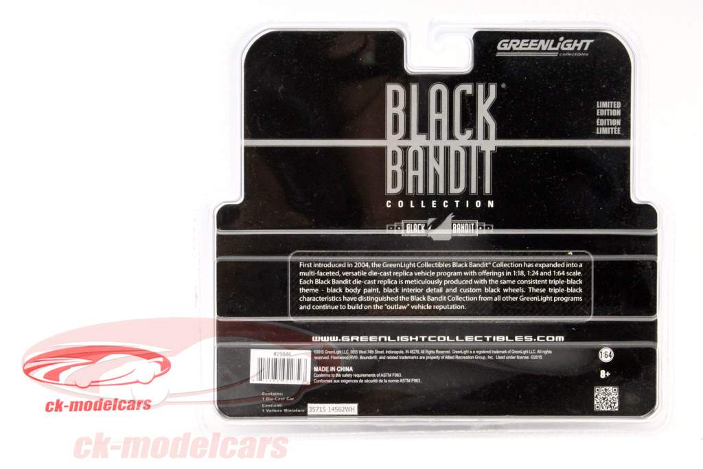 Fleetwood Bounder anno 2016 nero 1:64 Greenlight