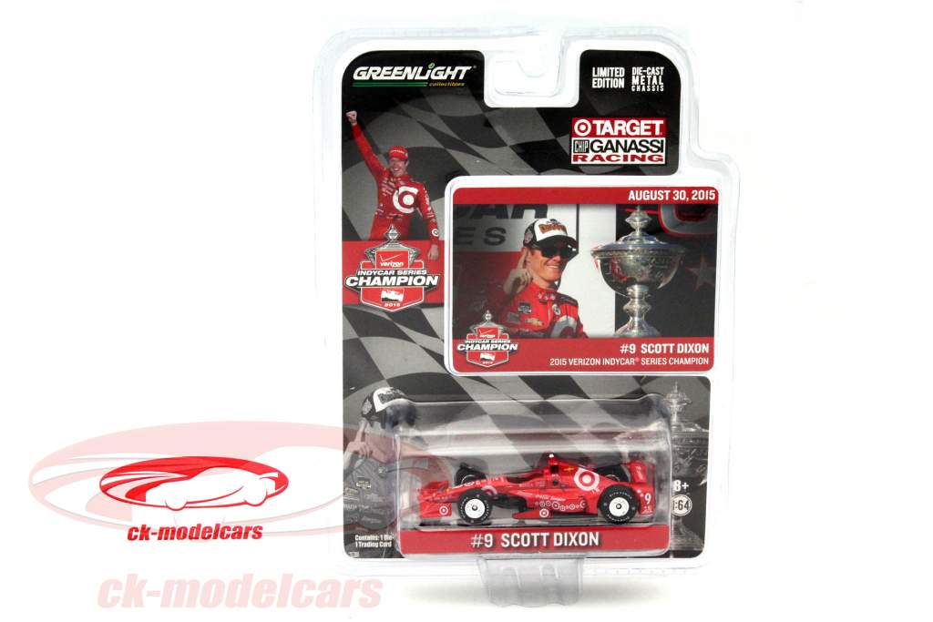 Greenlight 1:64 Scott Dixon #9 champion IndyCar Series 2015