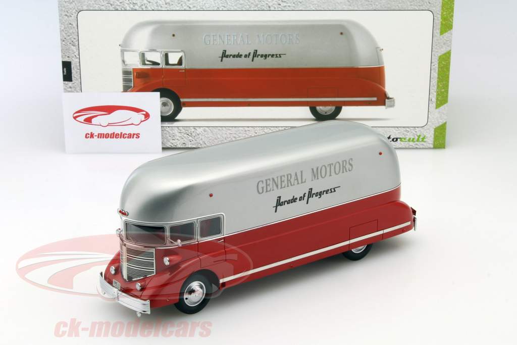 GM Futurliner Parade of Progress vermelho / branco 1:43 AutoCult