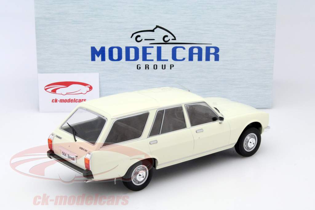 Peugeot 504 Break blanc 1:18 ModelCar Group
