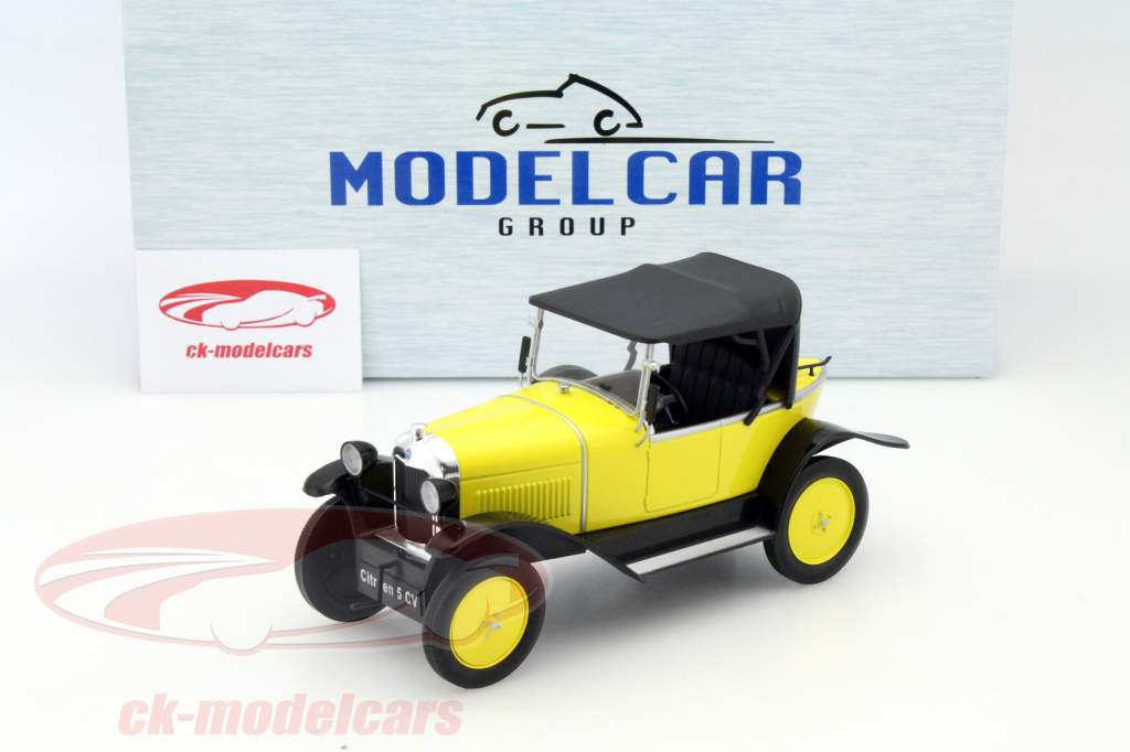Citroen 5 CV желтый / черный 1:18 Model Car Group