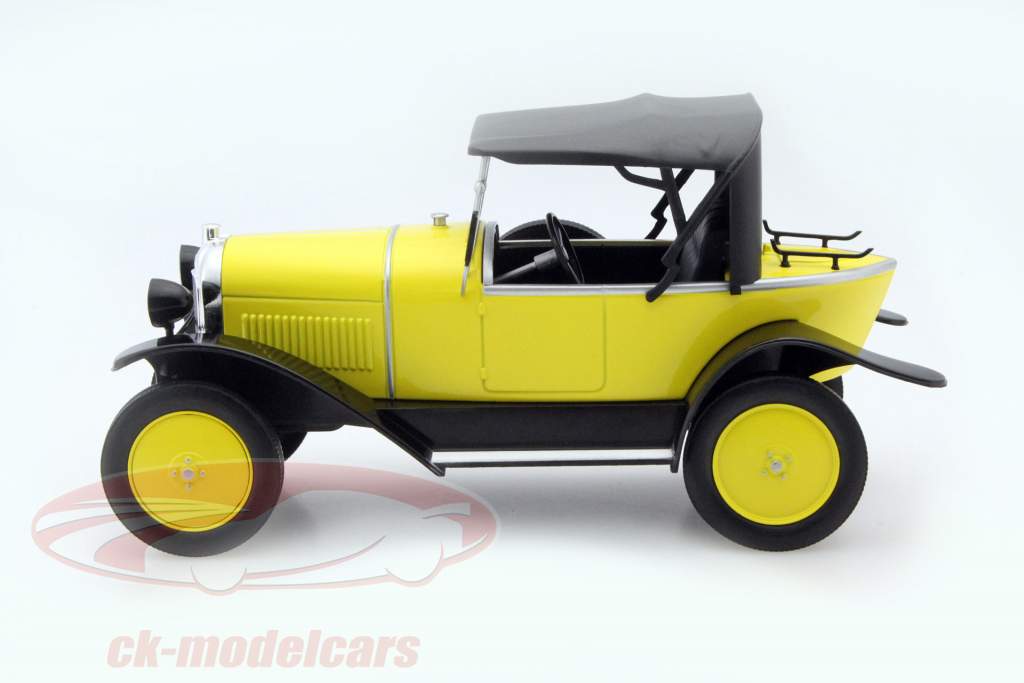 Citroen 5 CV желтый / черный 1:18 Model Car Group