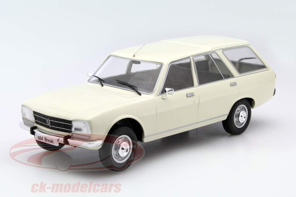 Peugeot 504 Break blanc 1:18 ModelCar Group